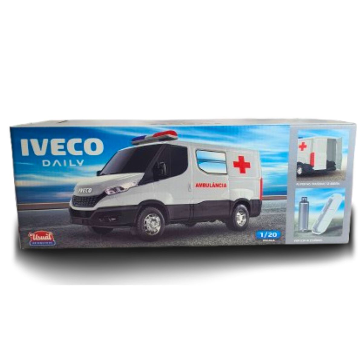 Brinquedo Infantil Ambulância Iveco Daily - Usual Brinquedo Infantil Ambulância Iveco Daily - Usual